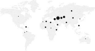 World map with metrics
